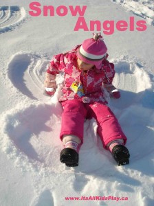 Child Making a Snow Angel