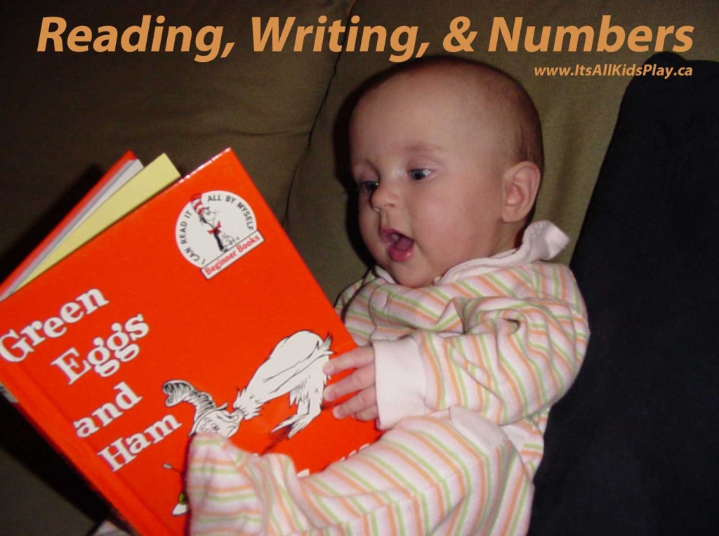 Reading, Writing, and Number for Kids - baby reading book