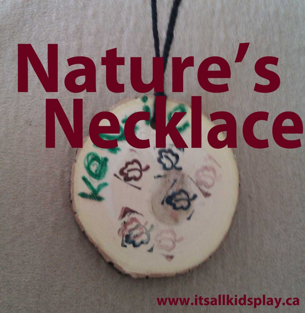 Nature's Necklace or a Wooden Medal